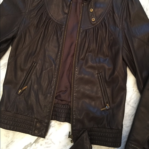 GIANNI BINI Soft Leather Jacket (XS) - Picture 2 of 6